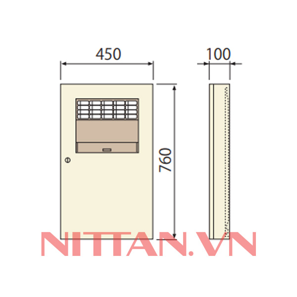 1PM3-10LA Tủ trung tâm báo cháy loại thường 10 kênh, Hệ báo cháy thường chuẩn JP