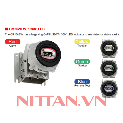 CR1D-EW Đầu báo lửa loại chống nổ ba băng tần, Hệ báo cháy thường chuẩn JP