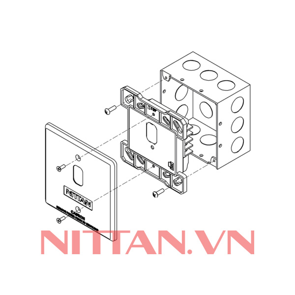 EVA-DOP-SCI Module điều khiển 2 ngõ ra không điện áp có chống ngắn mạch, Hệ báo cháy địa chỉ chuẩn UL