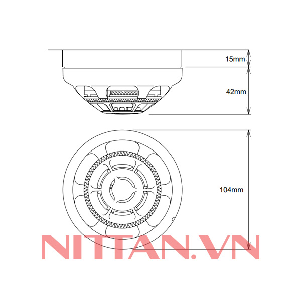EVA-PYH Đầu báo khói và nhiệt địa chỉ đa năng, Hệ báo cháy địa chỉ chuẩn UL