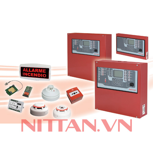 NF1004 Tủ trung tâm báo cháy thường 4 kênh, Hệ thống báo cháy thường chuẩn EN