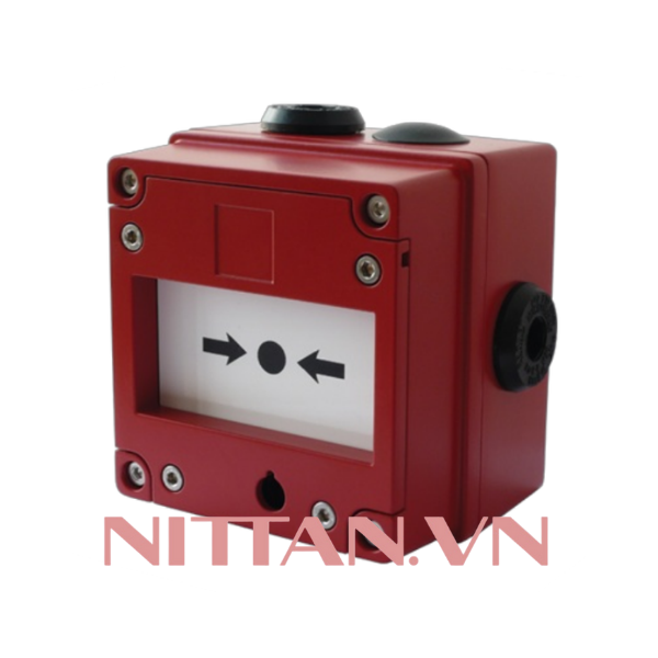 Nút nhấn báo cháy khẩn cấp loại chống nổ chống nước E2S Nittan được thiết kế để hoạt động không ngừng nghỉ ngay cả trong các khu vực nguy hiểm cháy nổ