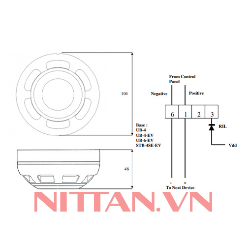 ST-PY-AS Đầu báo khói quang địa chỉ, Hệ báo cháy địa chỉ chuẩn EN