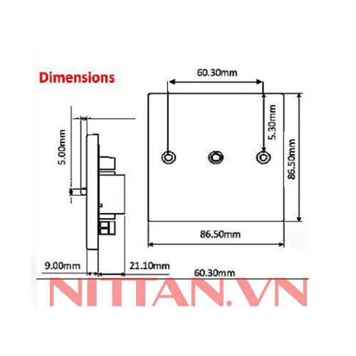 STA-R1 Bộ đèn chỉ thị trạng thái từ xa, Hệ báo cháy thường chuẩn EN