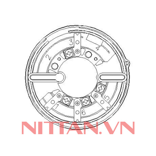 UB-4 Đế cho các loại đầu báo cháy thường, Hệ báo cháy thường chuẩn EN