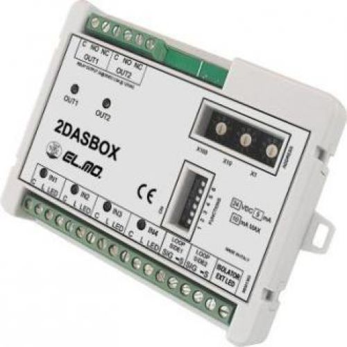 2DASBOX Modul địa chỉ 4 ngõ vào, 2 ngõ ra, điều khiển cửa